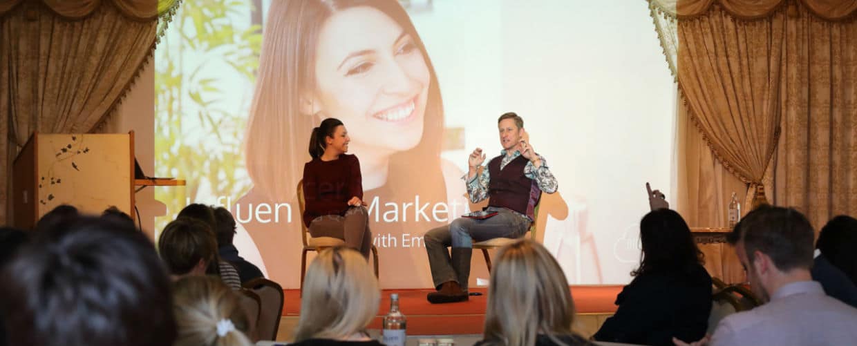 Emily Leary & Paul Sutton at Digital Download Live 2017